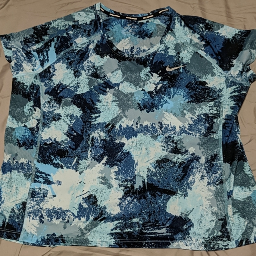 2x women's nike dri fit running shirt